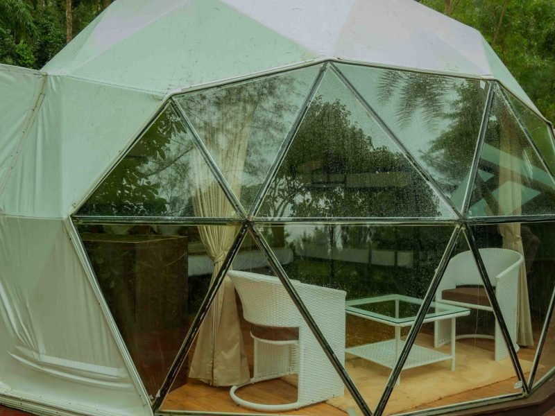 Glass Dome Lake Side